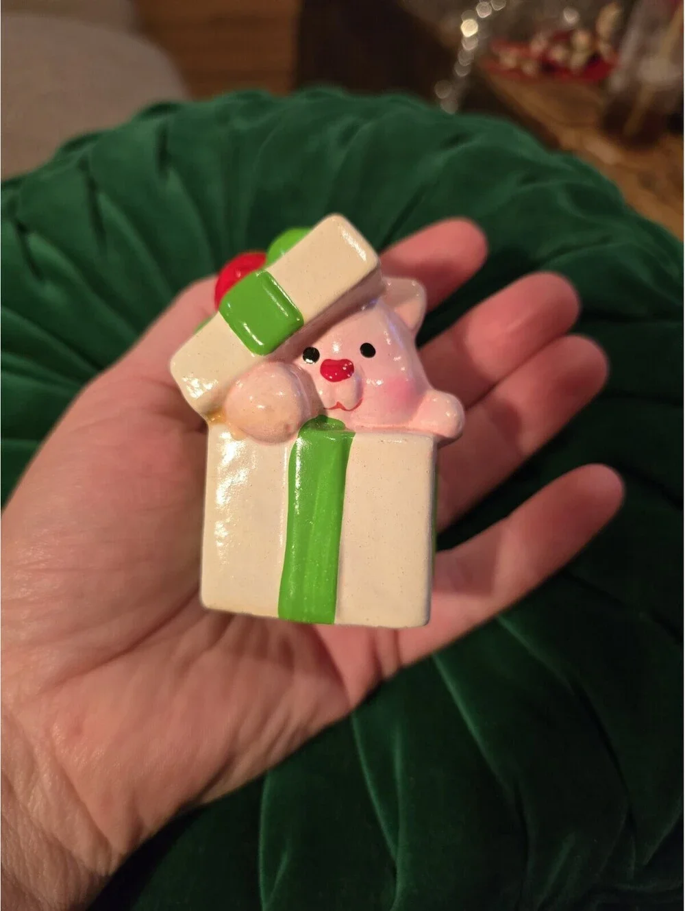 Vintage Strawberry Shortcake Custard Cat American Greetings Christmas Ornament